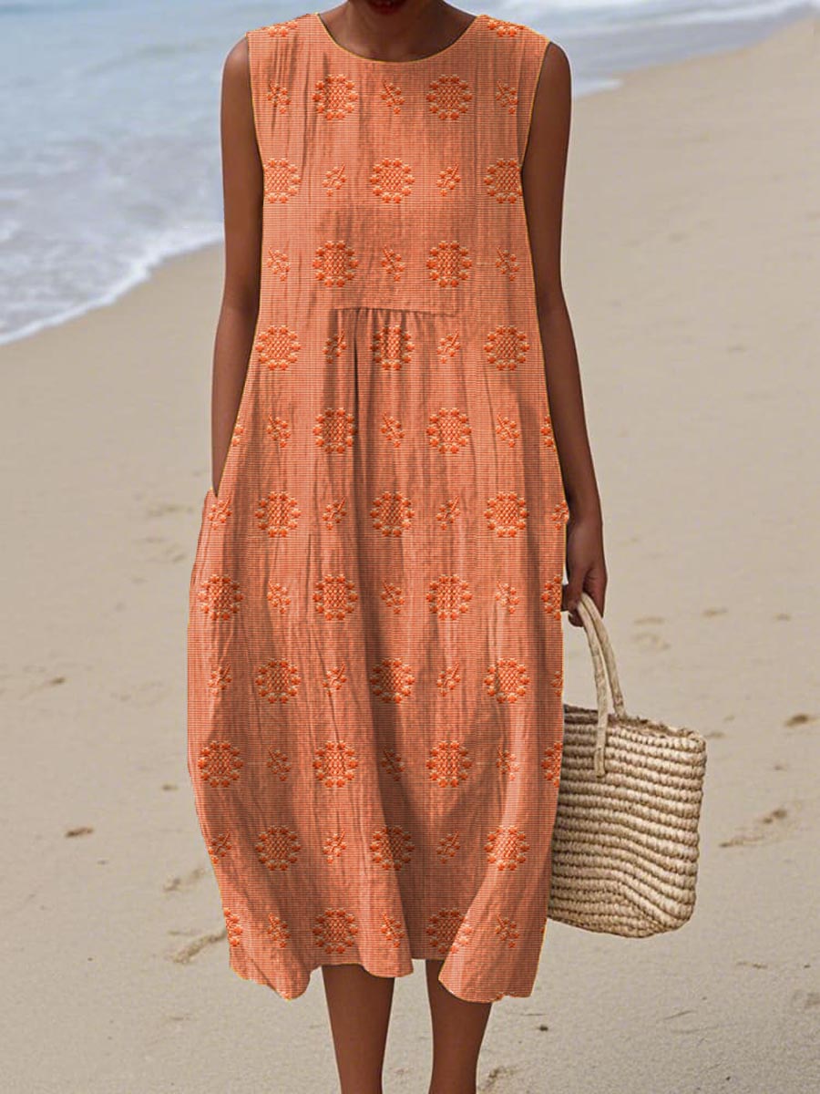 Women's Dress - Summer Pocket - Dahlia - product view 6