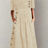 Women's Dress - Striped Summer - Lillian - product view 4