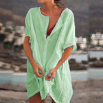 Women's Dress - Relaxed Beach Cover-Up - Gillian - product view 5