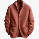 Men's Cardigan - Tailored Button-Front Knit - Elliot - product view 7