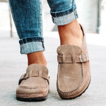 Women's Heels - Low Heel Buckle Loafers - Lauren - product view 1