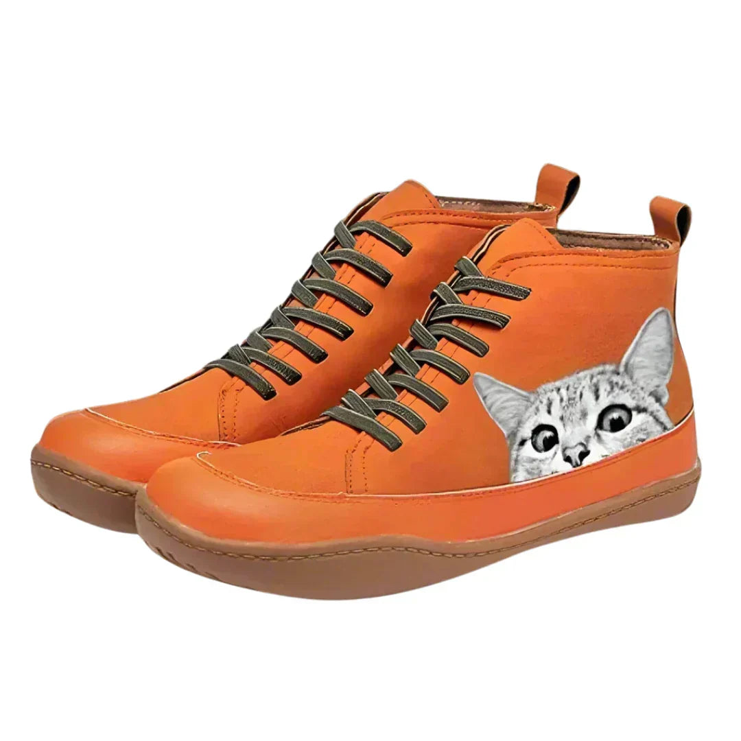 Women's Boots - The Purrfect for Cat Lovers - Luna - product view 1