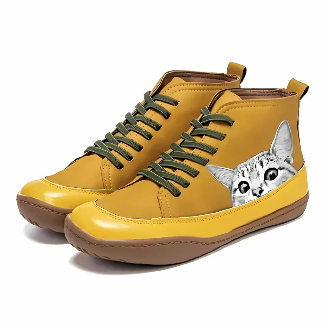 Women's Boots - The Purrfect for Cat Lovers - Luna - product view 2