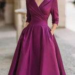Women's Dress - V-Neck Evening - Coraline - product view 8