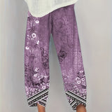 Women's Trousers - Botanical Cropped - Meredith - product view 16