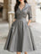 Women's Dress - V-Neck Evening - Coraline - product view 9