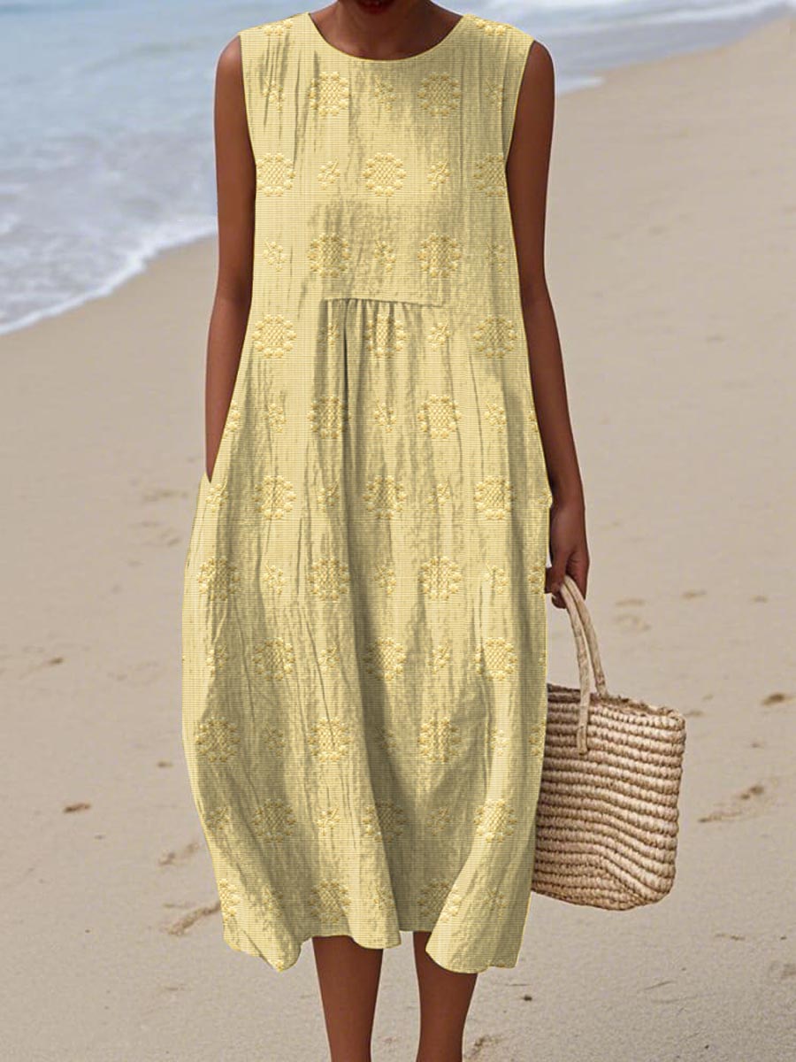 Women's Dress - Summer Pocket - Dahlia - product view 7