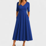 Women's Midi Dress - Graceful Pleated - Maddison - product view 3