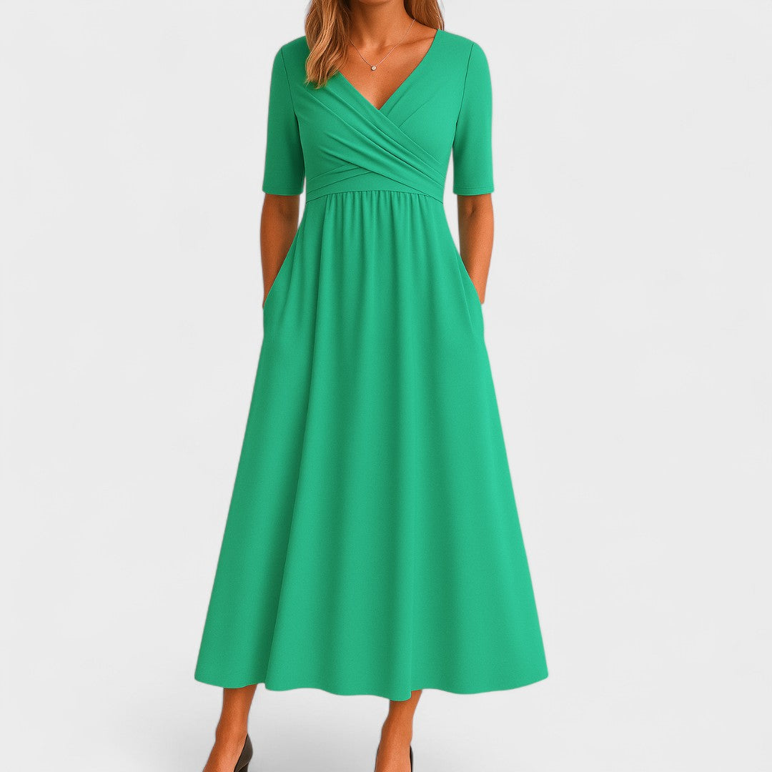 Women's Midi Dress - Graceful Pleated - Maddison - product view 5