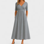 Women's Midi Dress - Graceful Pleated - Maddison - product view 1