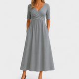 Women's Midi Dress - Graceful Pleated - Maddison - product view 1