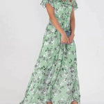 Women's Dress - Floral Short Sleeve - Lilia - product view 5