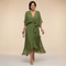 Women's Dress - Chiffon V-Neck - Abigail - product view 1
