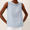 Women's Top - Casual Sleeveless Roll Collar - Harlow - product view 5