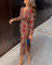 Women's Maxi Dress - Long V-Neck A-Line - Caroline - product view 3