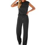 Women's Two-Piece Set - Casual Summer Soft Lounge Set - Emery - product view 1