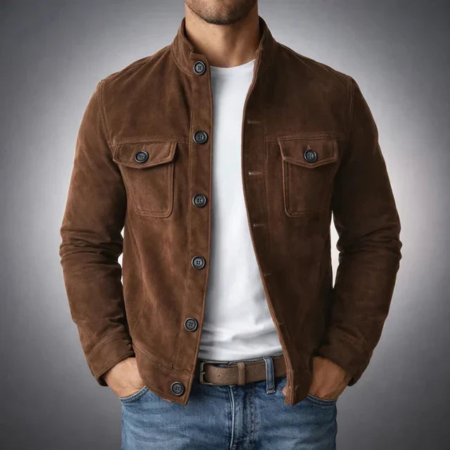 Men's Jacket - Pocket Suede - Jacob - product view 3