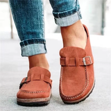 Women's Heels - Low Heel Buckle Loafers - Lauren - product view 3