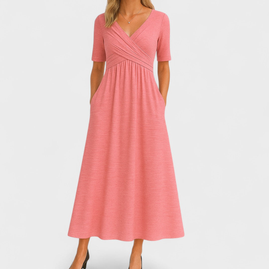 Women's Midi Dress - Graceful Pleated - Maddison - product view 7