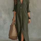 Women's Maxi Dress - Silhouette - Shirley - product view 7