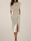 Women's Midi Dress - with Side Slit - Dalia - product view 1