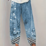 Women's Trousers - Botanical Cropped - Meredith - product view 15