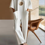 Women's Jumpsuit - Wide Sleeve Pocket - Amely - product view 1