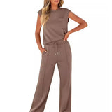 Women's Two-Piece Set - Casual Summer Soft Lounge Set - Emery - product view 2