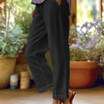 Women's Trousers - Casual with Pockets - Ashley - product view 3