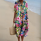 Women's Dress - Floral V-Neck - Stella - product view 1