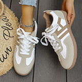 Women's Shoes - Supportive Wide-Toe Trainers - Crystal - product view 6