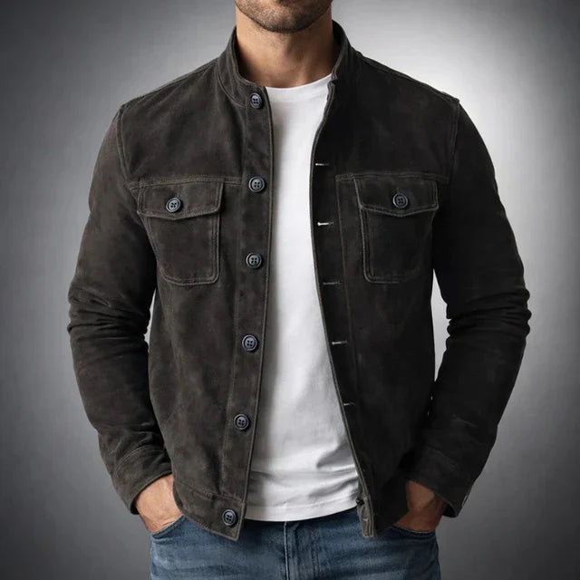 Men's Jacket - Pocket Suede - Jacob - product view 4