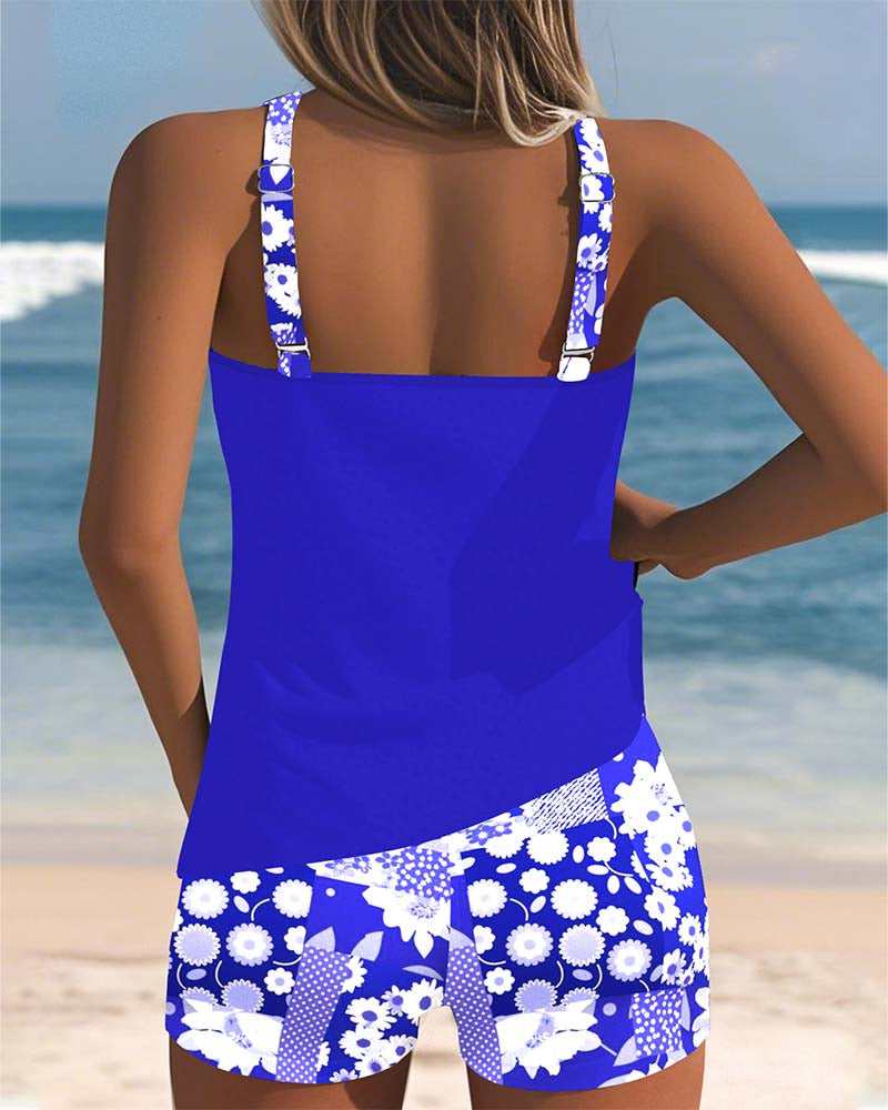 Women's Two-Piece Set - Printed Swimsuit Set - Stella - product view 6