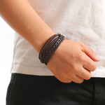 Men's Clothing - Braided Viking Bracelet - Nolan - product view 10