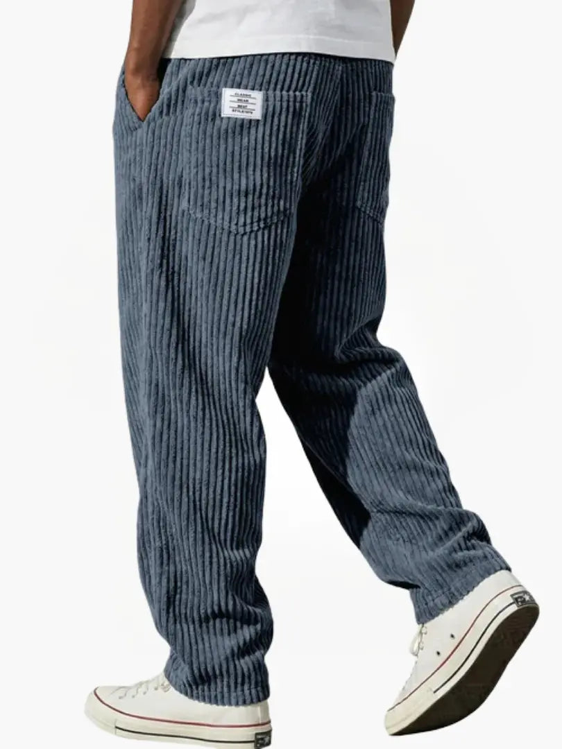 Men's Trousers - Vintage-Inspired Corduroy - Gary - product view 3