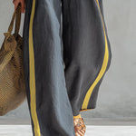 Women's Two-Piece Set - Sleeveless and Wide Trouser Set - Layla - product view 4