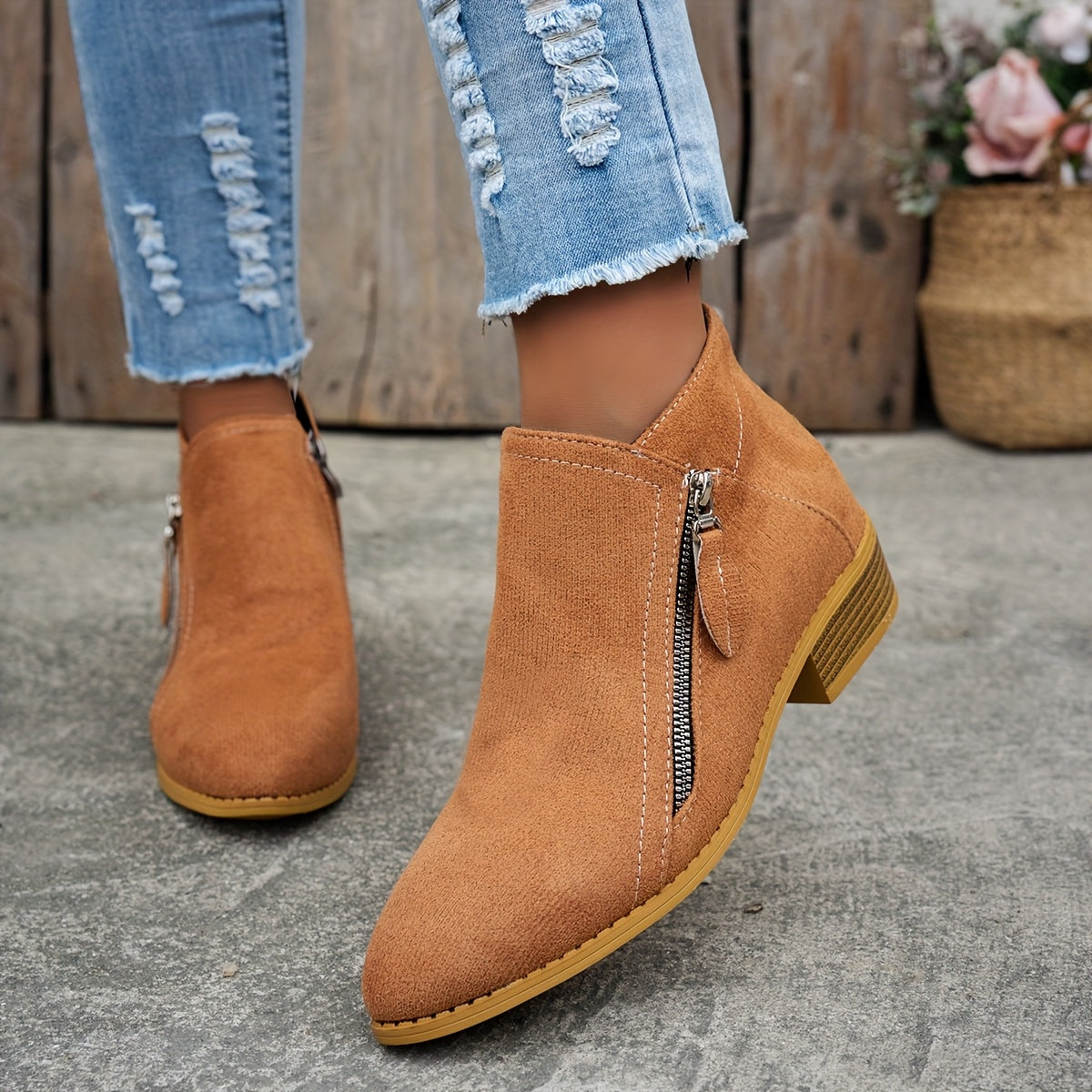 Women's Shoes - Zipper - Joanna - product view 3