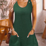 Women's Dress - Casual Striped Round Neck - Anna - product view 6