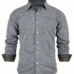Men's Shirt - Tailored Button-Up - Theo - product view 16