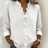 Women's Blouse - Lightweight V-Neck - Chloe - product view 2