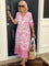 Women's Dress - Graceful V-Neck Floral - Rosalie - product view 3