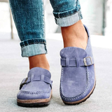 Women's Heels - Low Heel Buckle Loafers - Lauren - product view 4