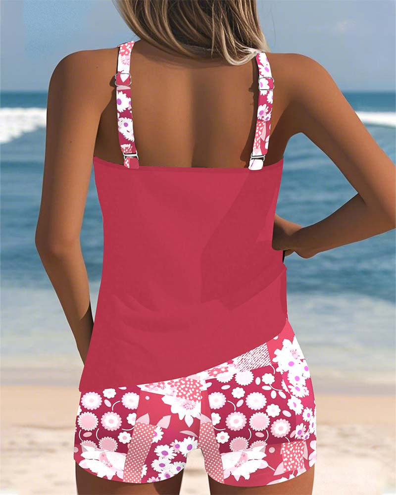 Women's Two-Piece Set - Printed Swimsuit Set - Stella - product view 10