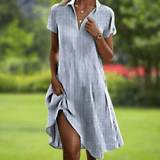 Women's Dress - V-Neck - Fallon - product view 5