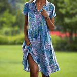 Women's Dress - V-Neck - Fallon - product view 2