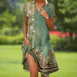 Women's Dress - V-Neck - Fallon - product view 4