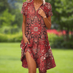 Women's Dress - V-Neck - Fallon - product view 1
