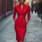 Women's Dress - Collar Belted - Vivian - product view 9