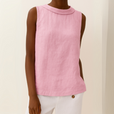 Women's Top - Casual Sleeveless Roll Collar - Harlow - product view 7