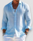 Men's Shirt - Casual Summer Long Sleeve - Connor - product view 4